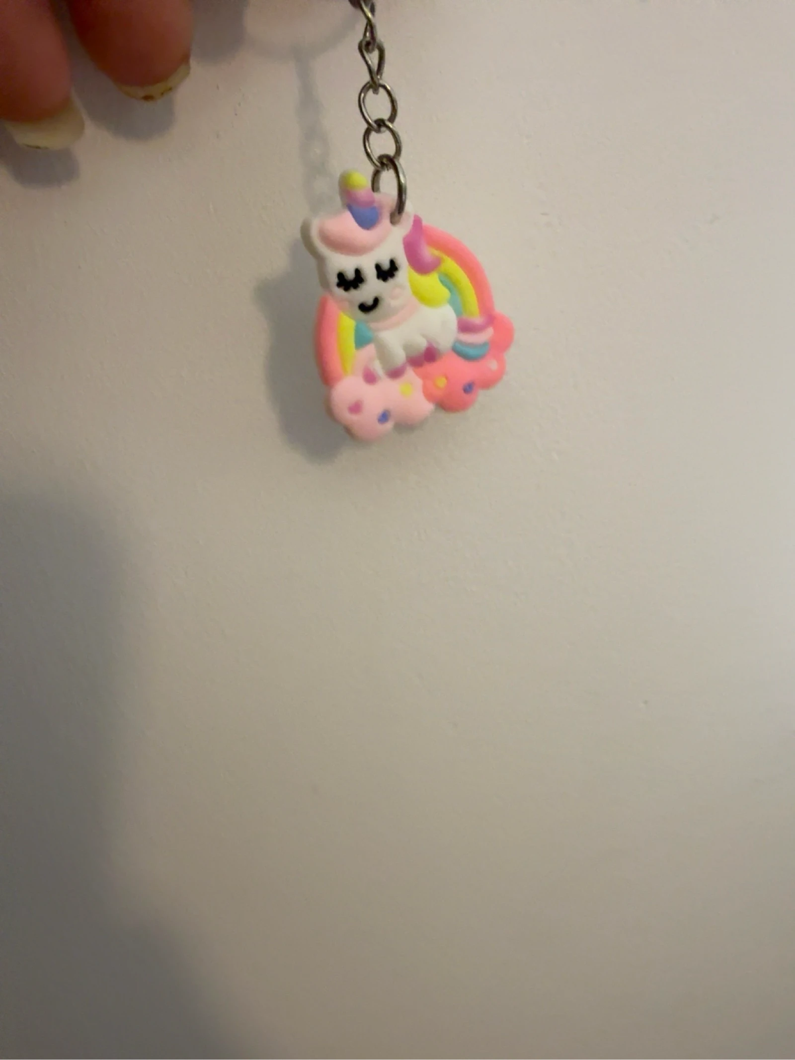 Kawaii eenhoorn regenboog PVC sleutelhanger – photo 4